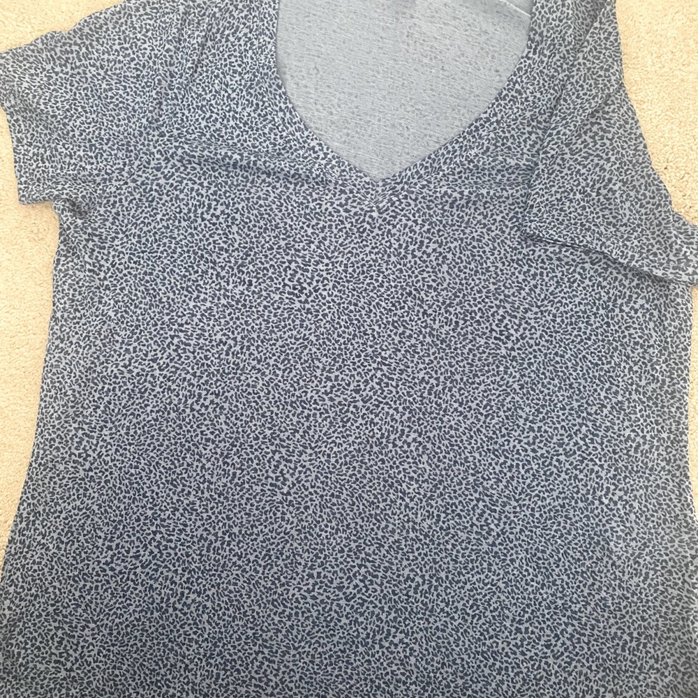 Athleta animal print casual shirt